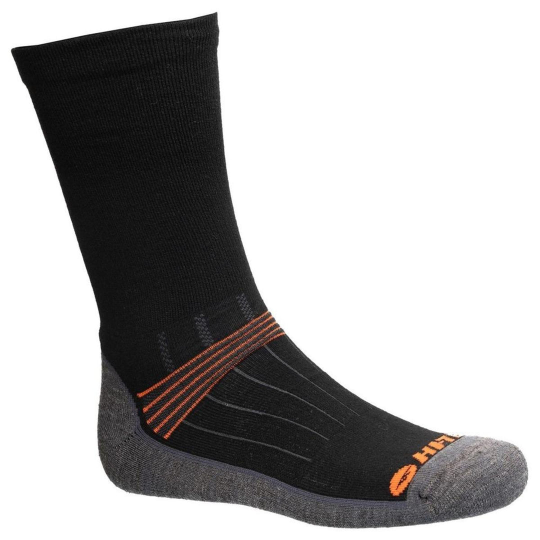 Hi-Tec Altitude Trek Merino 3 Pack Black/Orange