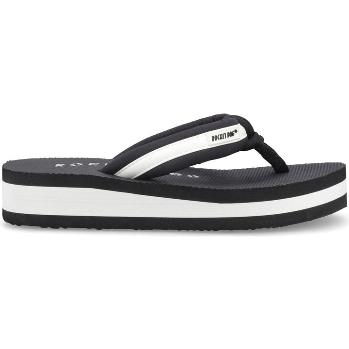 Rocket Dog Monica Nylon PU Sandal Black/Off – view 5