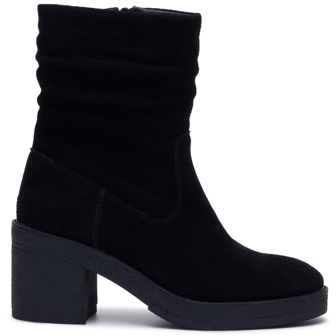 Flora Ruched Boot BLACK