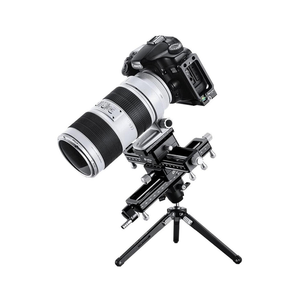 Leofoto Macro Focusing Rail MP-180S with NP-50 Knob Clamp