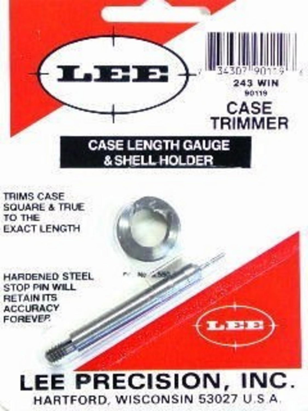 Lee Precision 243 Winchester Case Length Gauge and Shell Holder