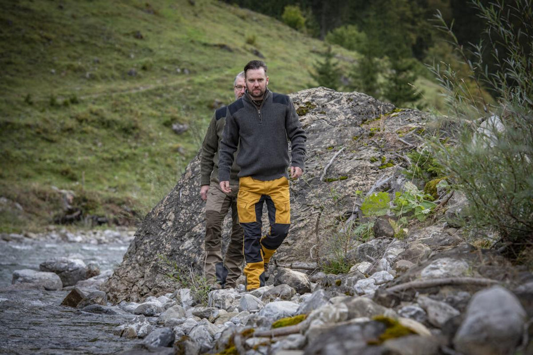 Deerhunter Rogaland Stretch Trousers with contrast Buckthorn