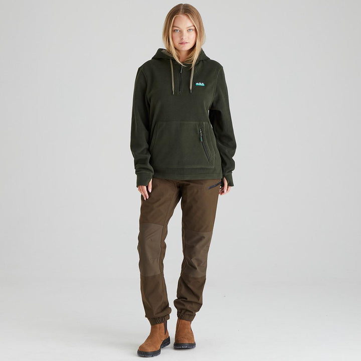 Ridgeline Womens Ballistic Long Sleeved Fleece Hoodie