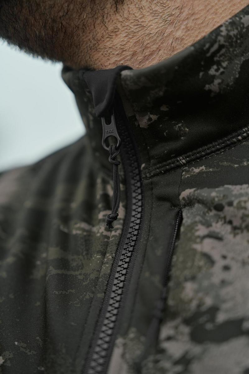 Harkila Härkila NOCTYX camo full zip fleece AXIS MSP®Black