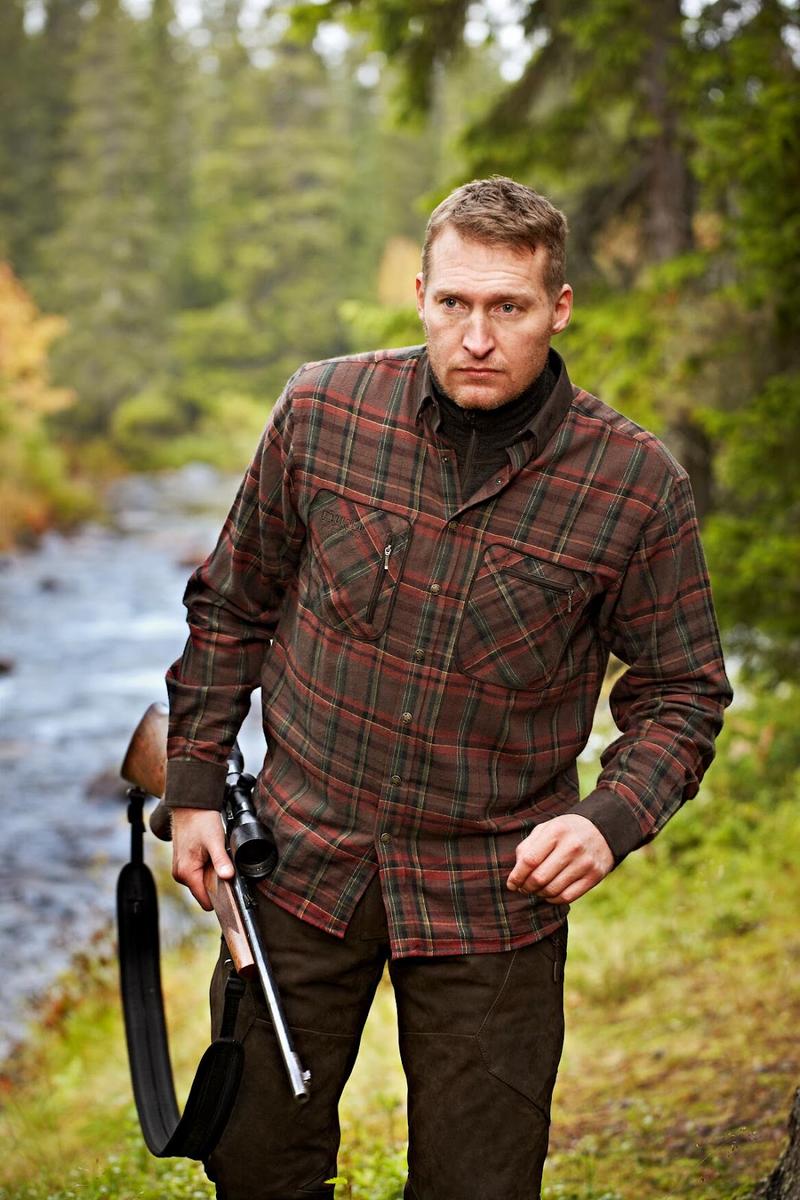 Harkila Pajala shirt Red check