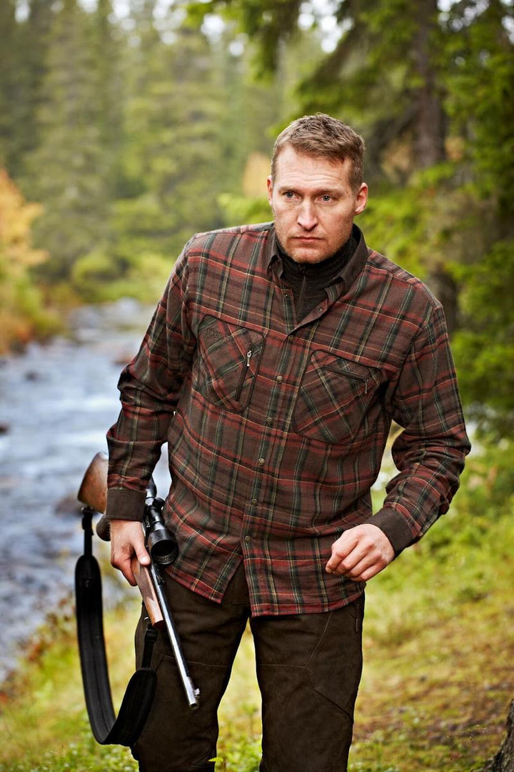 Harkila Pajala shirt Red check