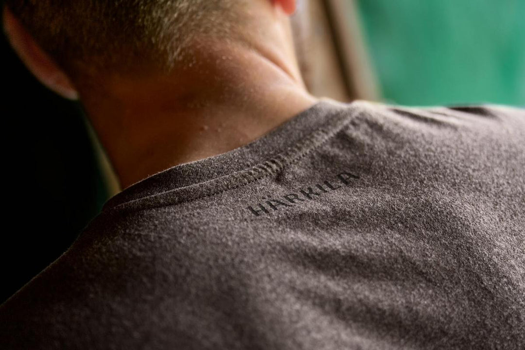 Harkila Härkila Identity S/S t-shirt Brown melange – view 7