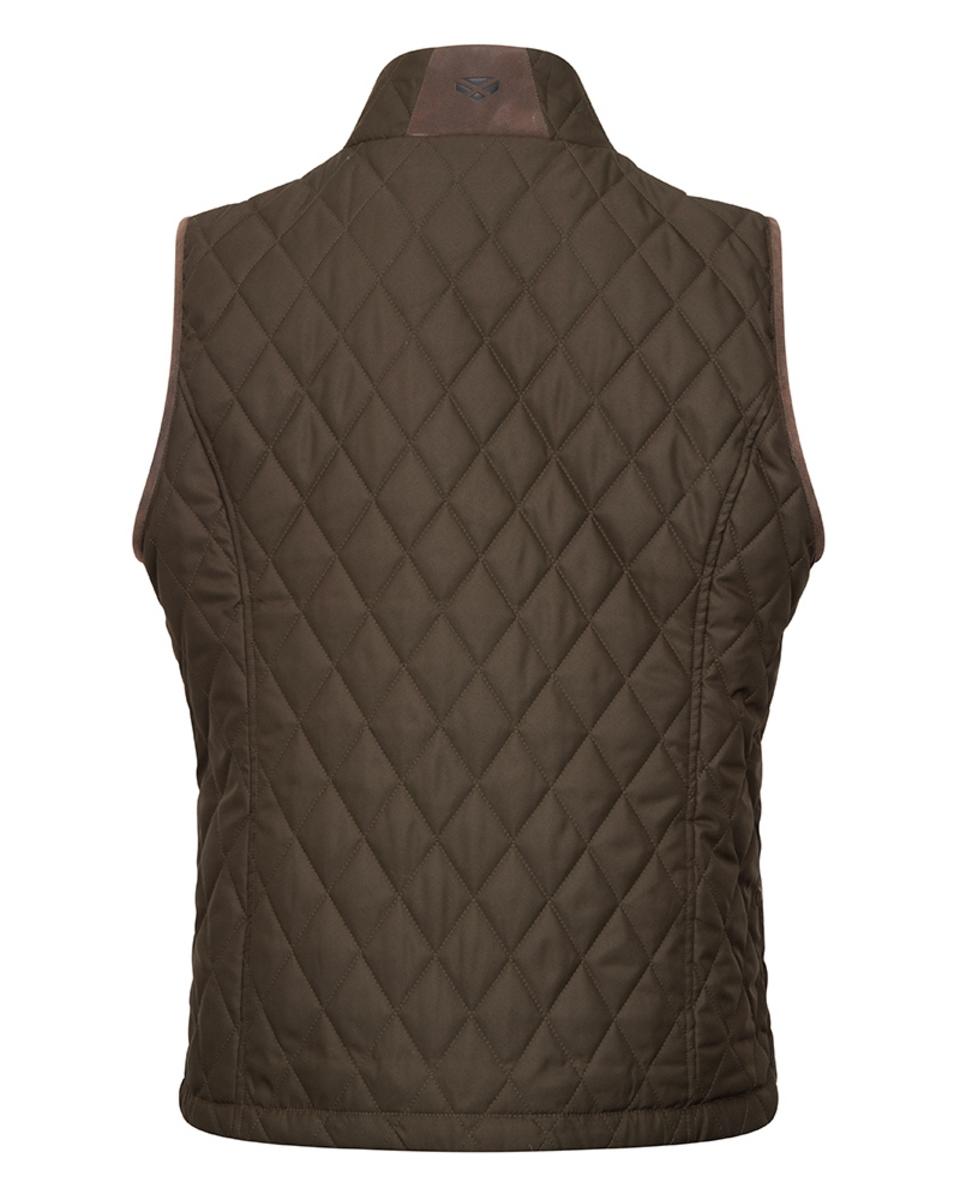 Hoggs of Fife Ladybank Quilted Gilet Forest