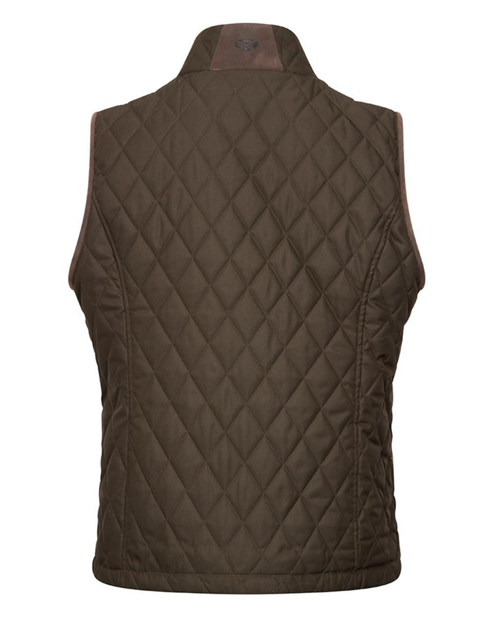 Hoggs of Fife Ladybank Quilted Gilet Forest