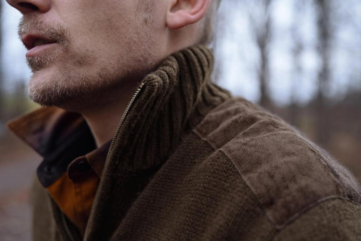 Harkila Annaboda WSP knit half zip Demitasse