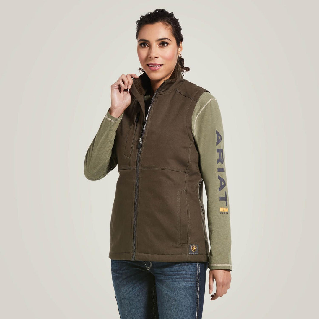 Ariat Ladies Rebar DuraCanvas Insulated Gilet