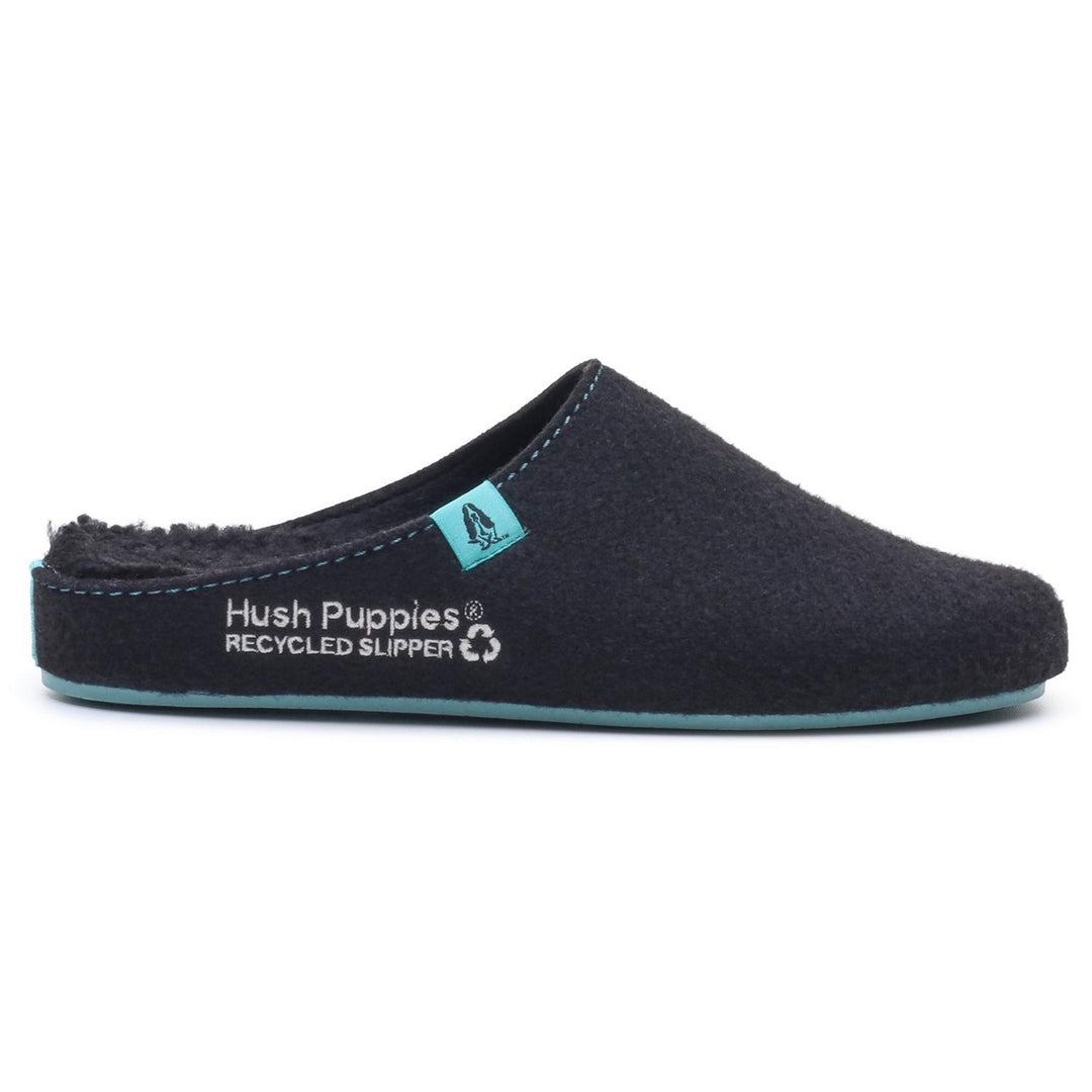 The Good Slipper Black Turquoise
