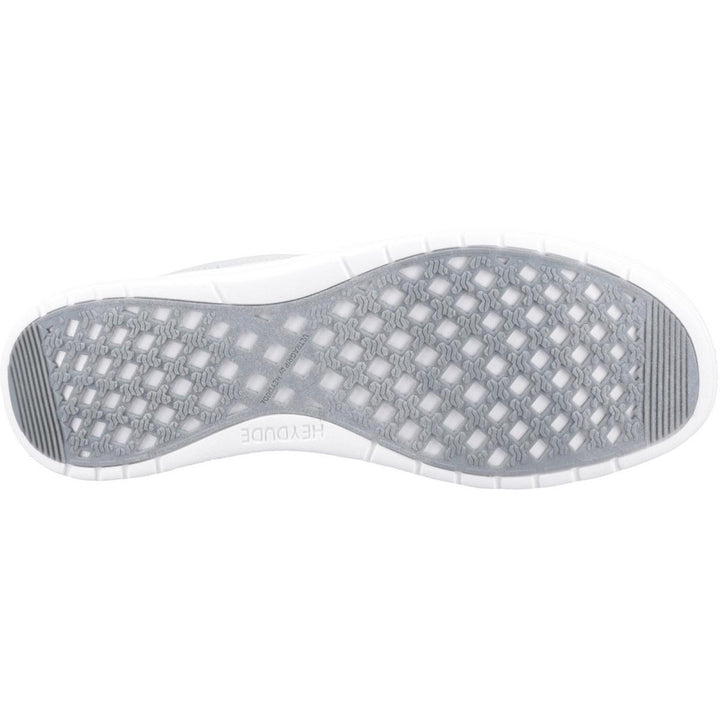 HEYDUDE Welsh Grip Classic Mesh Shoes Storm Gray/Navy Blazer