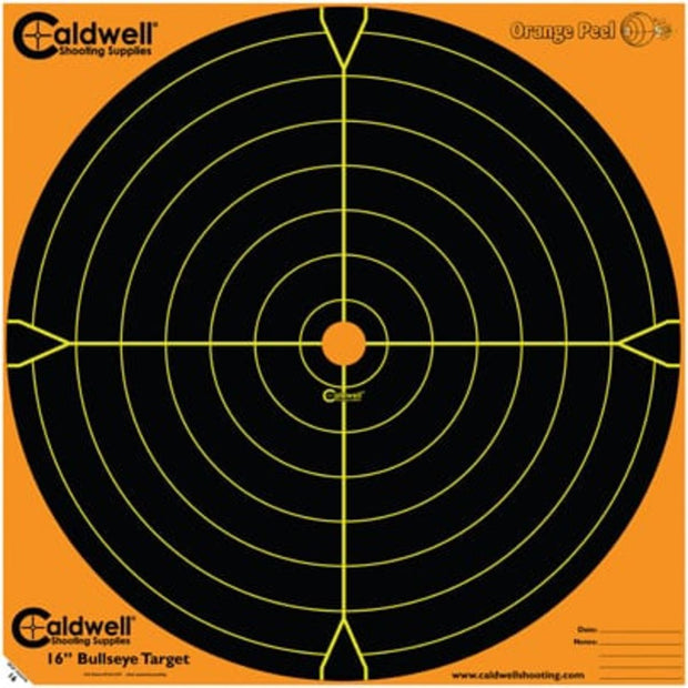 Caldwell Orange Peel 16" Bullseye, 10 Sheets