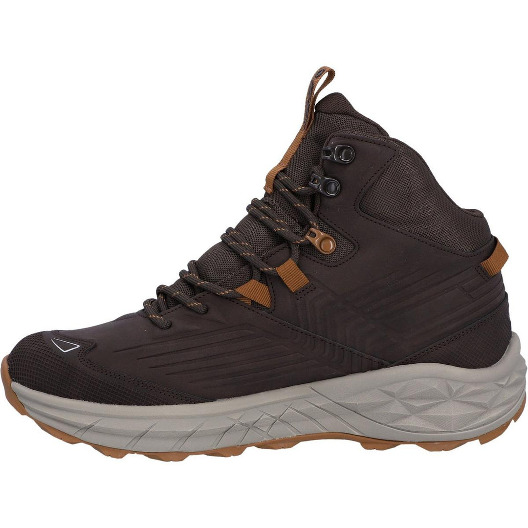 Hi-Tec Fuse Trek Mid Hiking Boots Steel/Charcoal/Bright Marigold