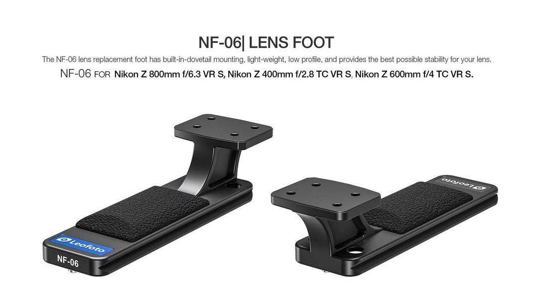 Leofoto NF-06 Lens Foot for Nikon Z 800mm, 400mm TC & 600mm TC