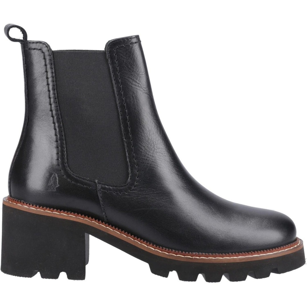 Gaia Chelsea Boot Black Leather