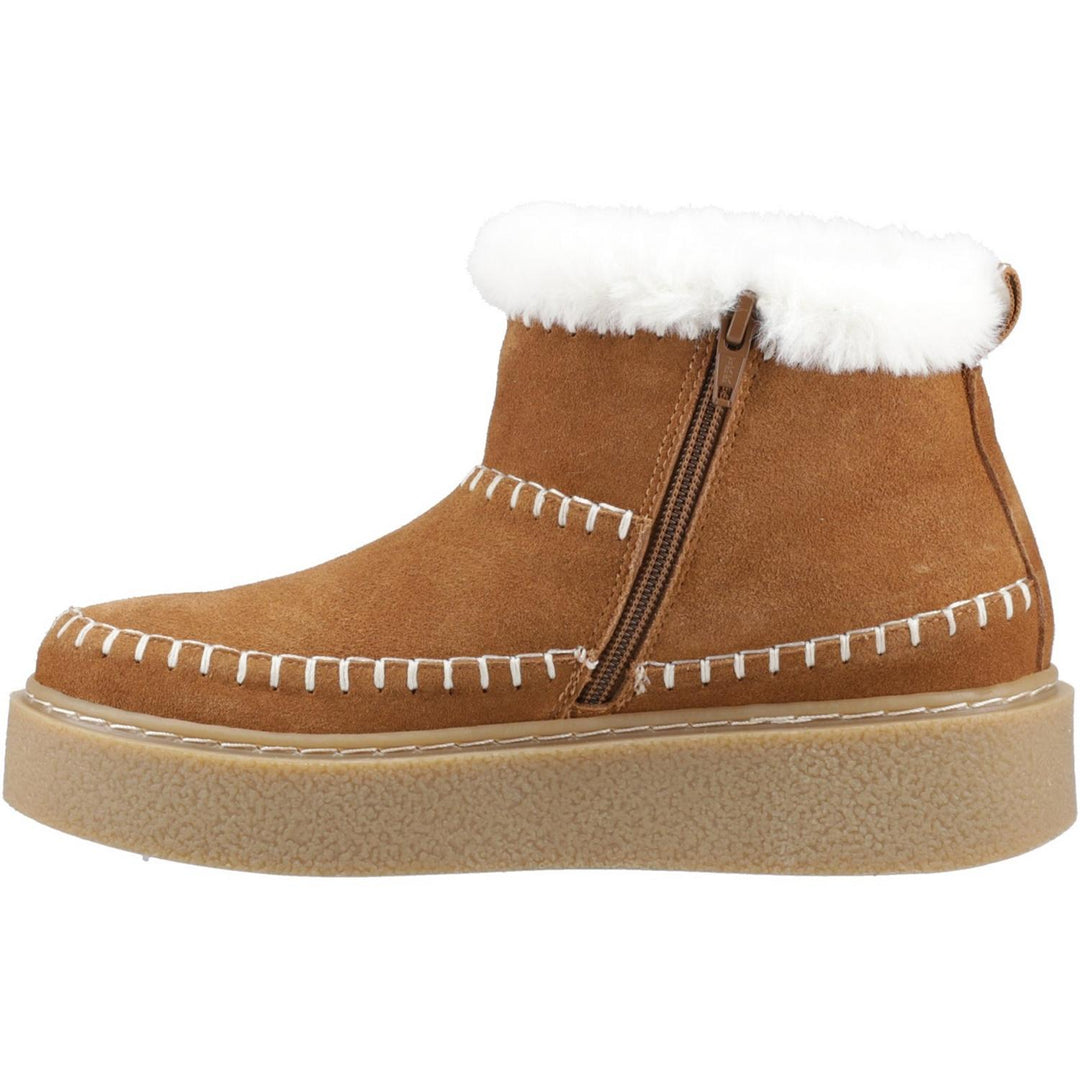 Brielle Stitch Boot Tan