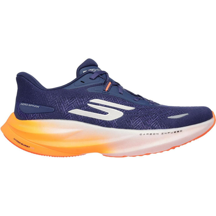 Skechers Performance GO RUN Ride 12 Trainer Navy/Orange – view 5