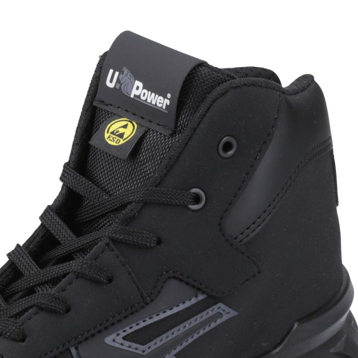 U Power Grant Safety Shoe Black