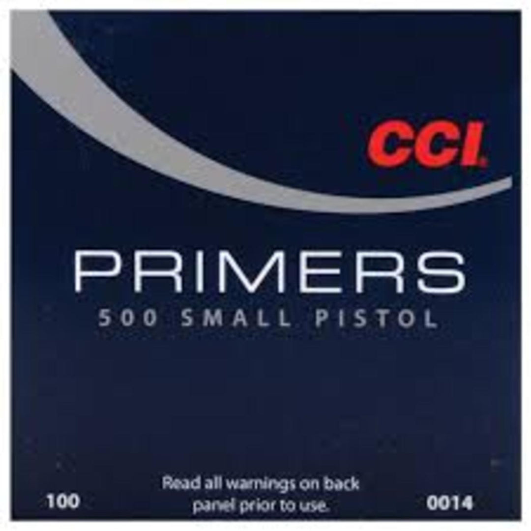 CCI 500 Small Pistol Primers (100pk)