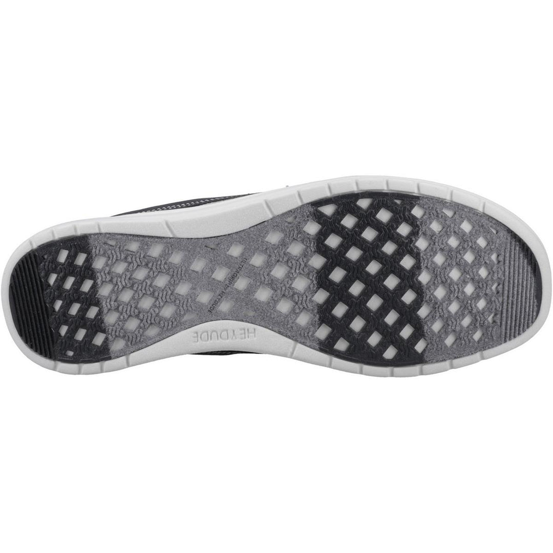 HEYDUDE Welsh Grip Classic Mesh Shoes Black/Storm Gray