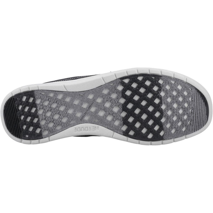 HEYDUDE Welsh Grip Classic Mesh Shoes Black/Storm Gray
