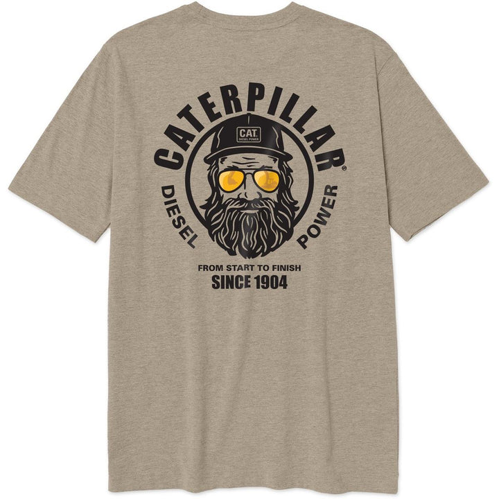 Caterpillar Graphic Tee Hummus – view 2