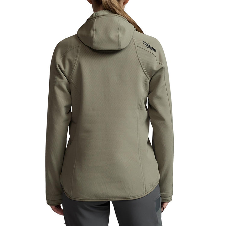 Sitka Women's Alpha Fleece Hoodie Dark Green Sage