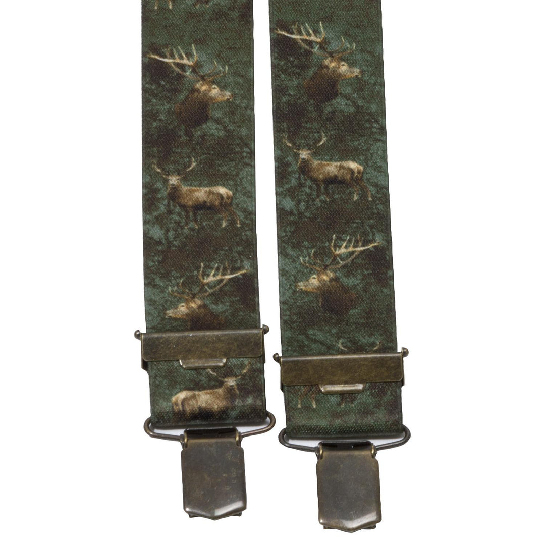 Suspenders Jacquard stag