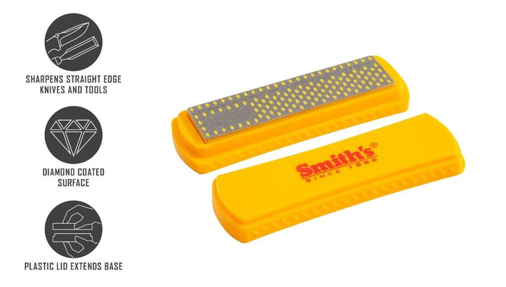 Smiths 4" Diamond Sharpening Stone - Coarse