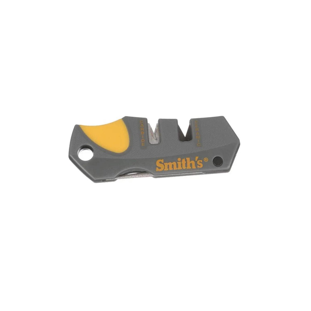 Smiths Knife Sharpener - Tapered diamond rod for sharpening serrations and gut hooks, Carbide blades quickly set the edge – view 2