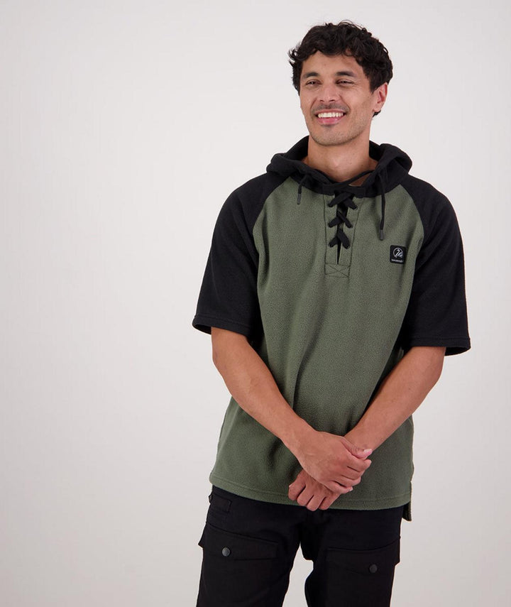 Swanndri Men's Original Lace Front Fleece Hoodie