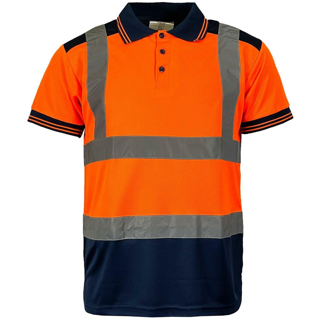 ek Wholesale Mens Hi Vis Visibility Short Sleeved Polo Shirt