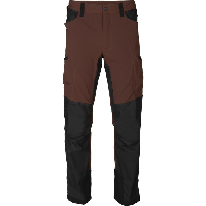 Harkila Ragnar trousers - Burgundy/Black
