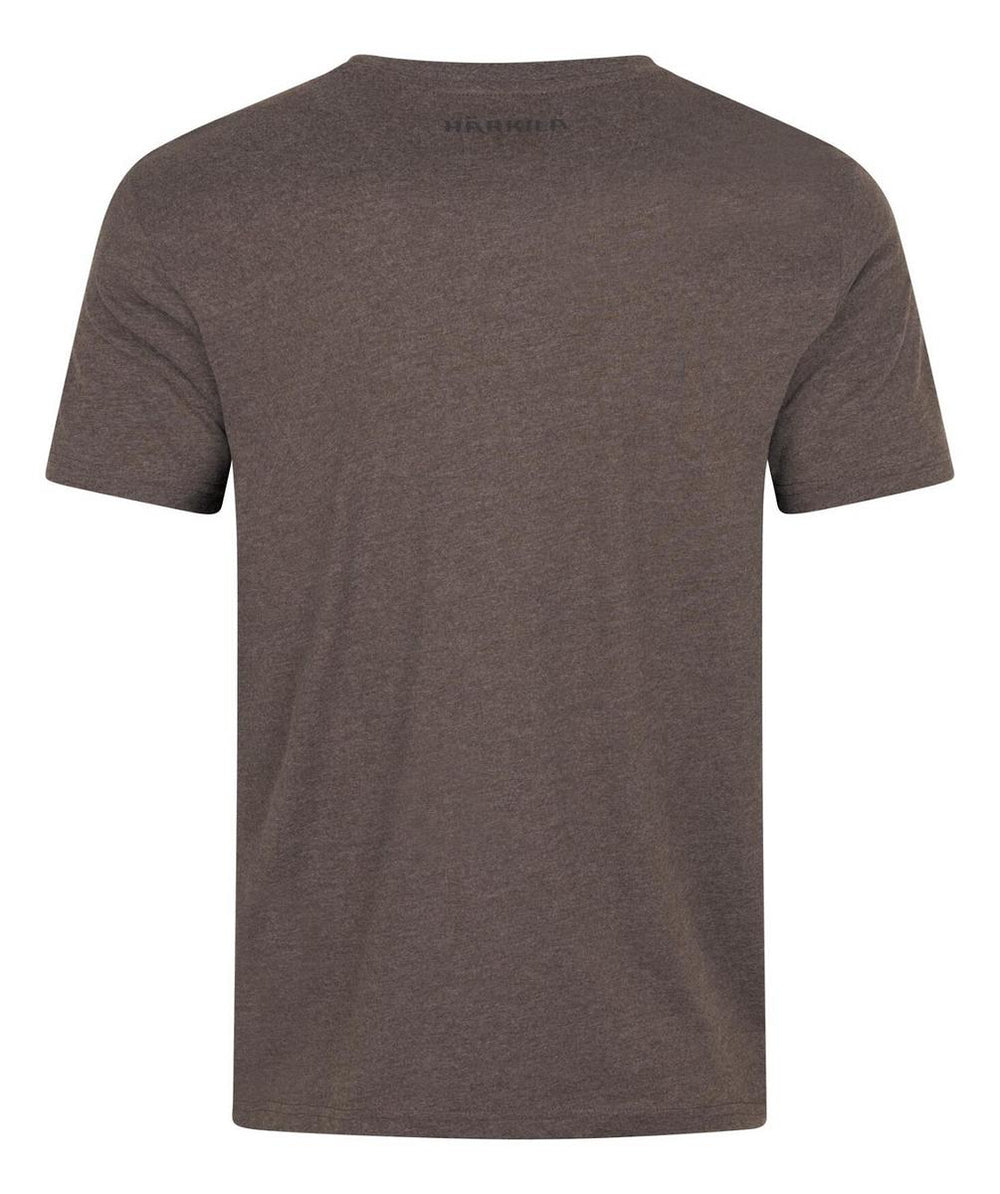 Harkila Härkila Identity S/S t-shirt Brown melange – view 2