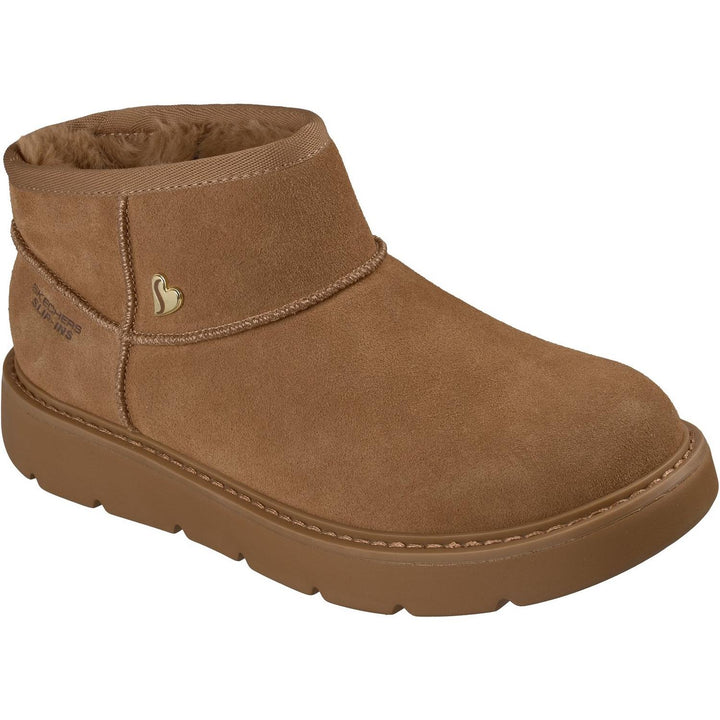 KEEPSAKES COZY COZY MINI Chestnut Suede/Faux Fur