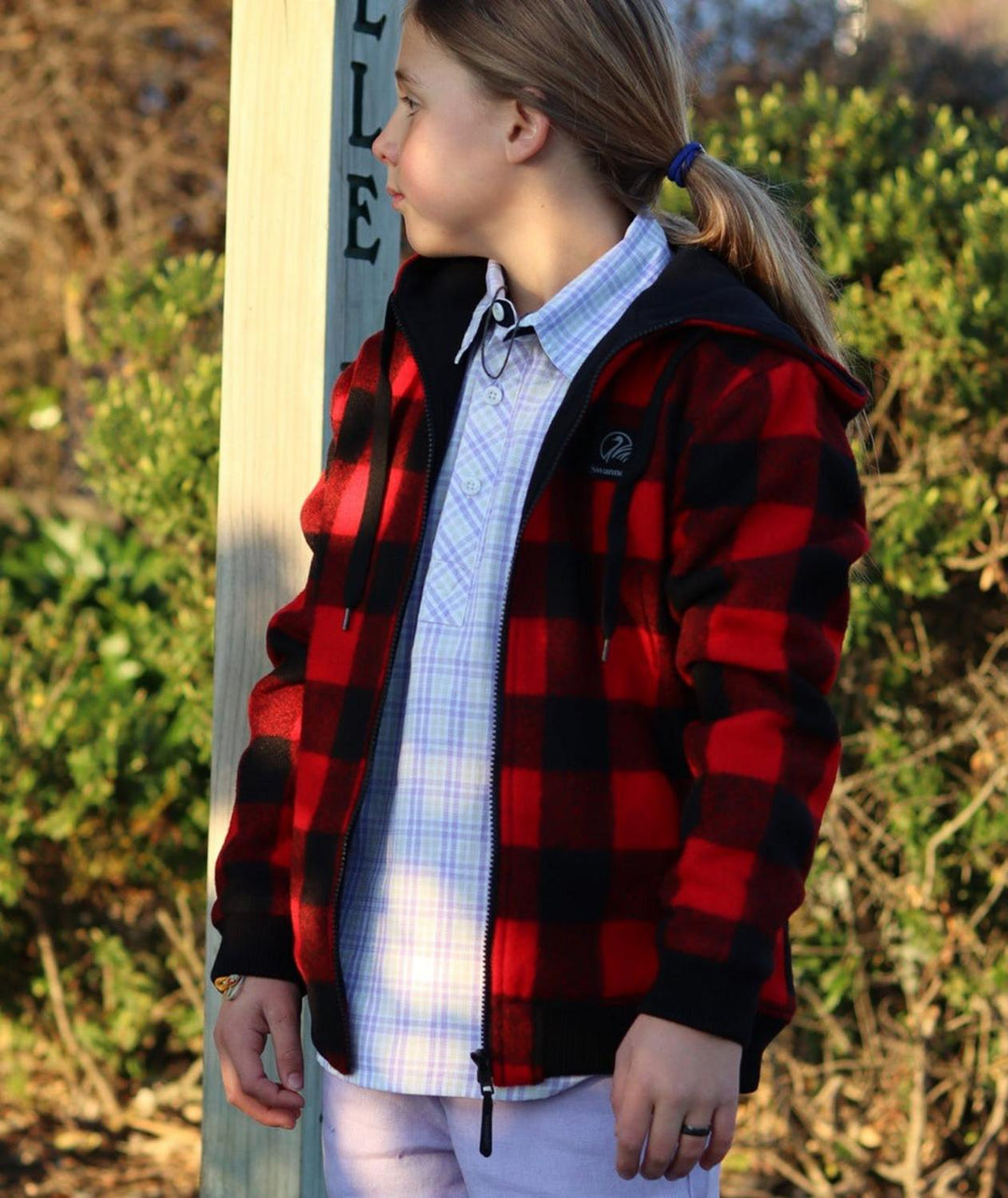Swanndri Kids' Crooked River Wool Hoodie