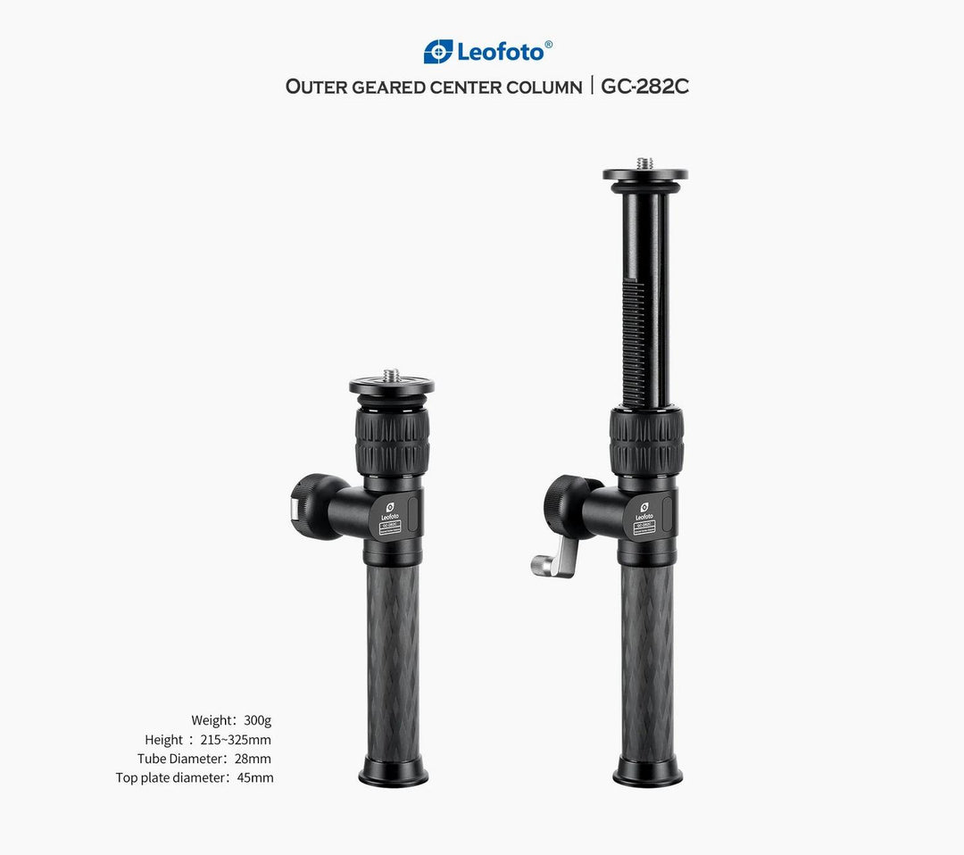 Leofoto GC-282C Geared Carbon Fibre Centre Column Extension