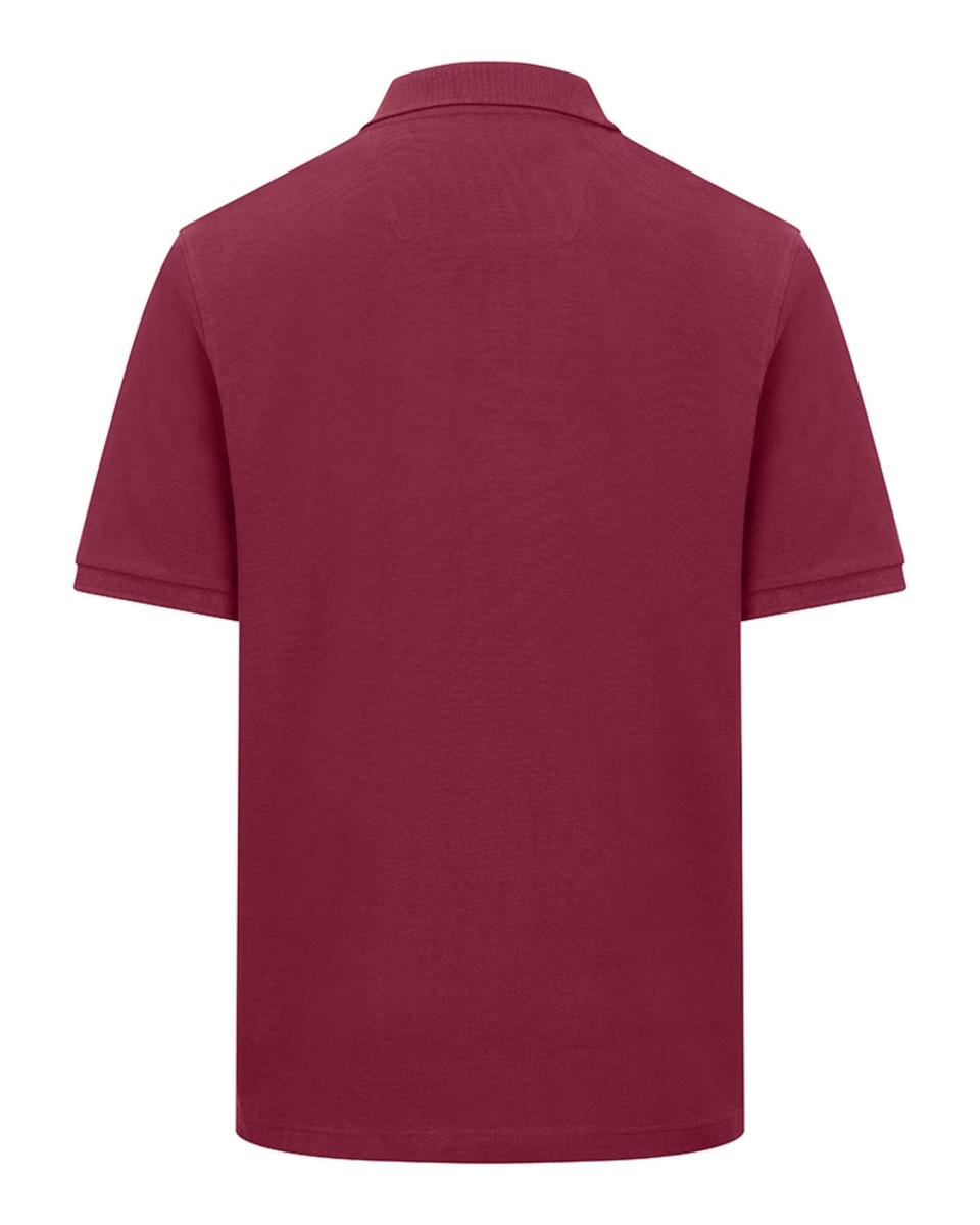 Hoggs of Fife Newton Pique Polo Shirt - Burgundy