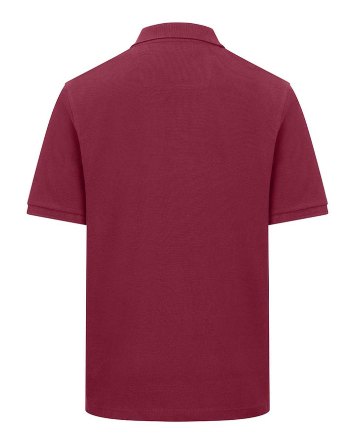 Hoggs of Fife Newton Pique Polo Shirt - Burgundy