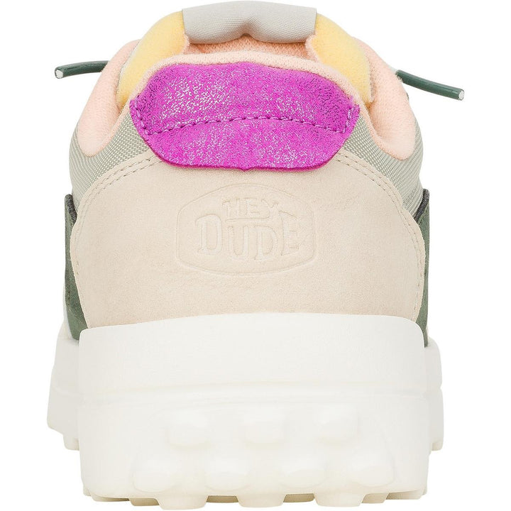 HEYDUDE Hayden Colorblock Trainers Dusty Olive/Multi