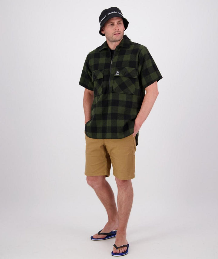 Swanndri Men's Henderson Short Sleeve Wool Jacket