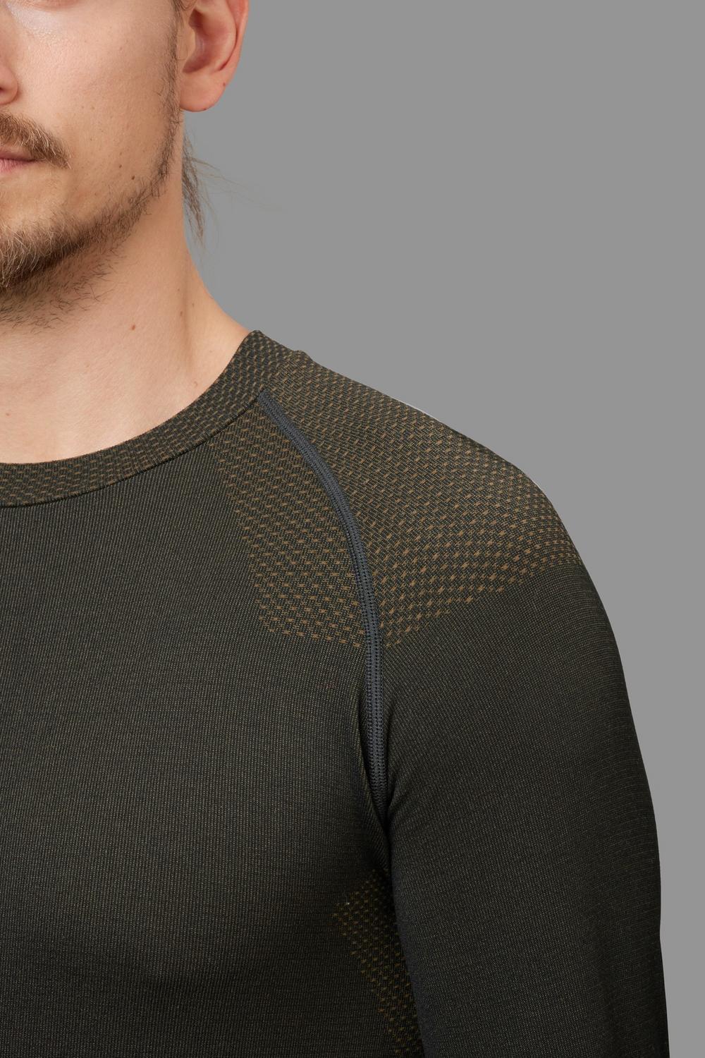 Harkila Base Active L/S O-Neck Baselayer Dark Willow – view 4