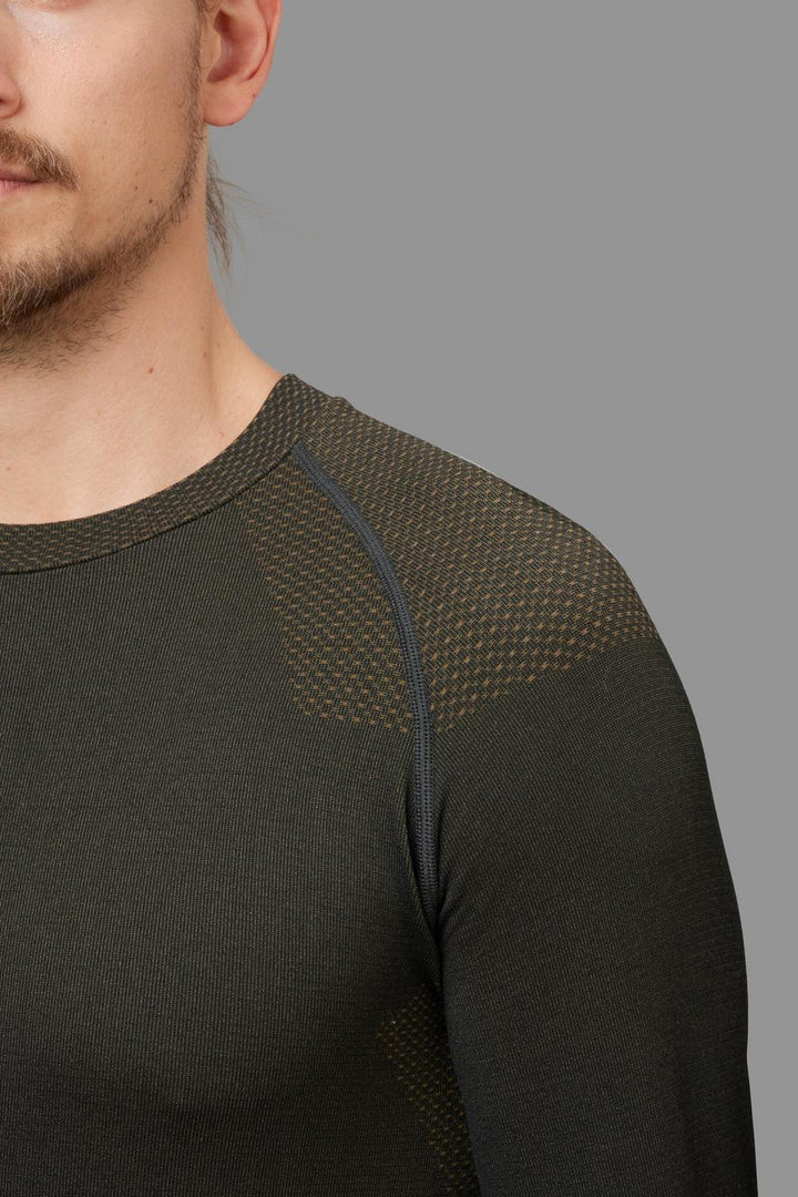Harkila Base Active L/S O-Neck Baselayer Dark Willow – view 4