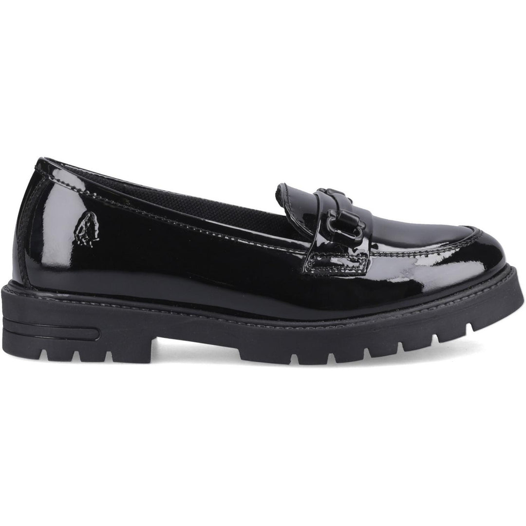 Hazel Snaffle Patent Black