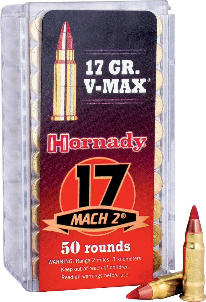 Hornady .17 Mach 2 17gr V-MAX Ammunition