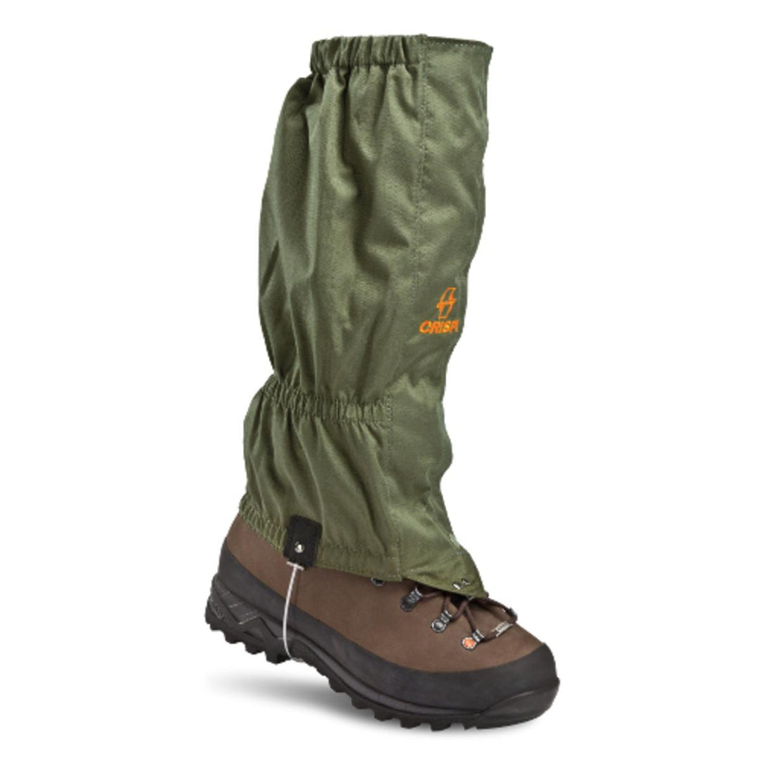 Crispi Nylon Gaiter Green - Heavy duty ripstop waterproof&nbsp;fabric, Trekking fit, works with most standard boots