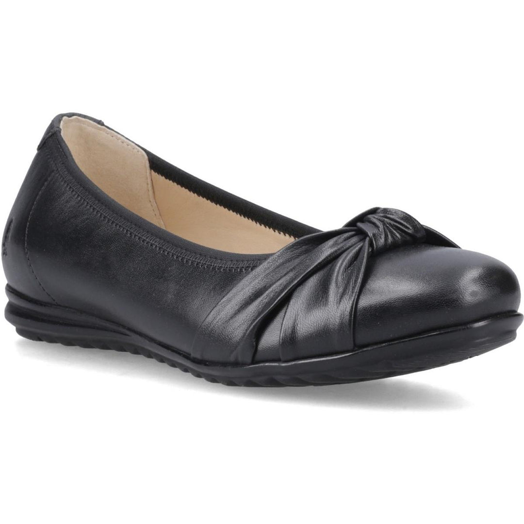 Hush Puppies Lilith Knot Ballerina Black