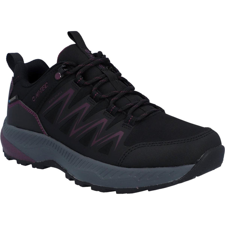 Hi-Tec Stealth Low Womens Trail Shoe Black/Purple